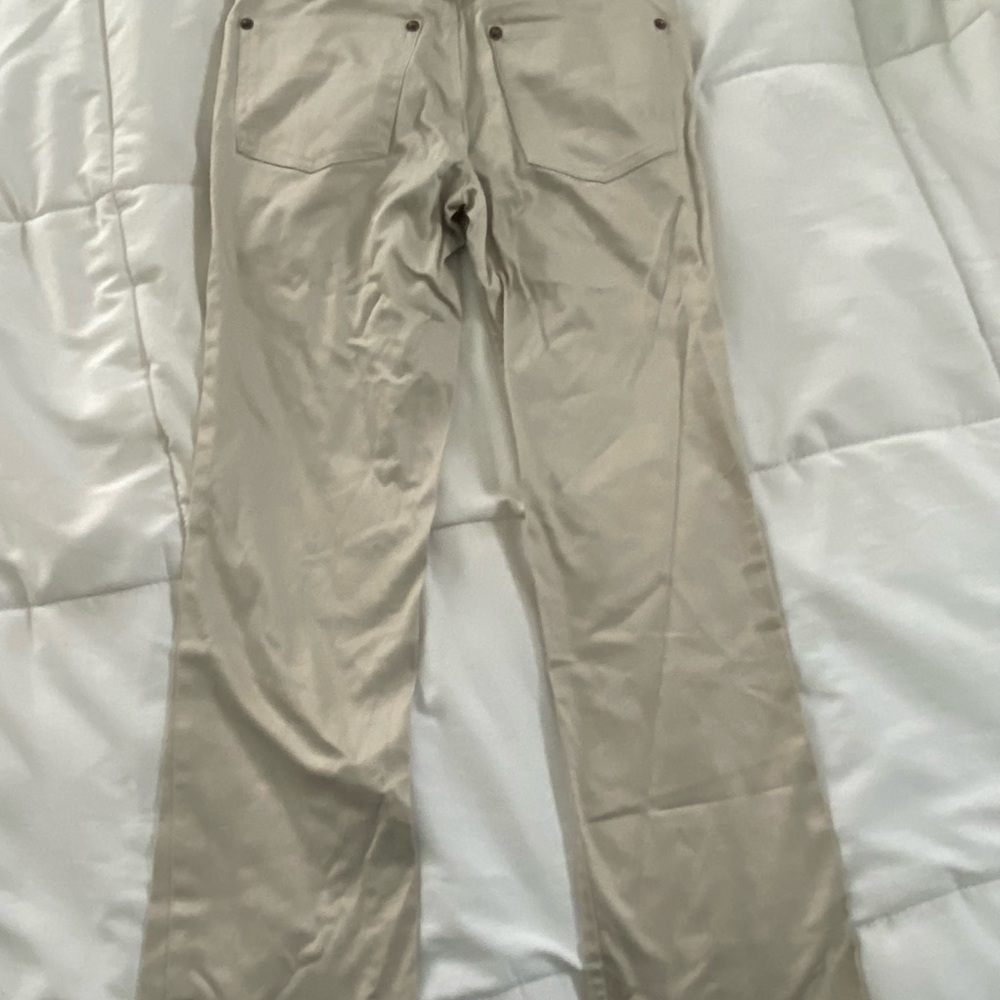 Ralph Lauren Girls Khaki Size 7 Pants Zipper - 5 Pockets- NWT - Picture 2 of 11